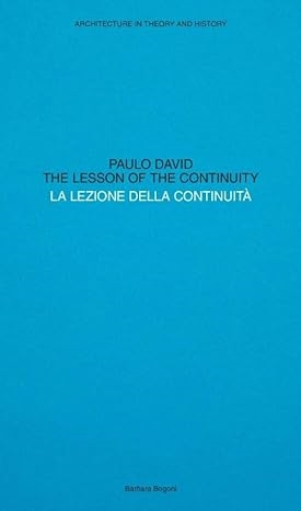 THE LESSON OF THE CONTINUITY  PAULO DAVID