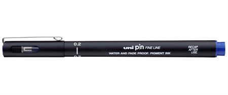 Uni Pin Fine Line 02-200 blue 0,2