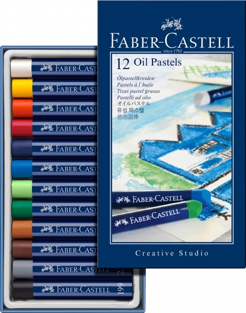 Faber Castell oliepasteller 12 stk. sæt