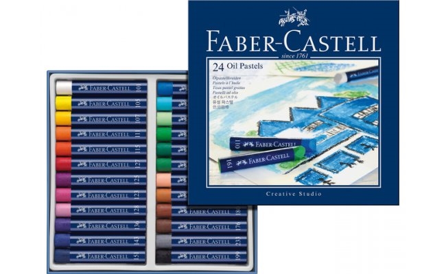 Faber Castell oliepasteller 24 stk. sæt