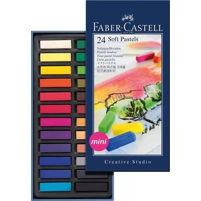 Faber Castell Soft Pastels, korte - 24 stk. sæt