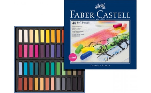 Faber Castell Soft Pastels, korte - 48 stk. sæt