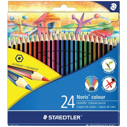 Staedtler Noris Colour farveblyanter 24 stk. sæt