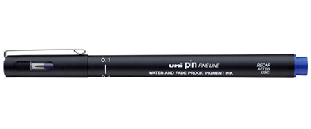 Uni Pin Fine Line 01-200 blue 0,1