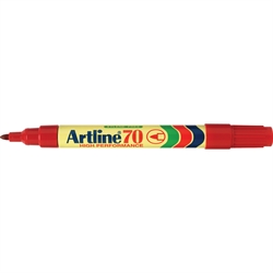 Artline 70 permanent marker - Red
