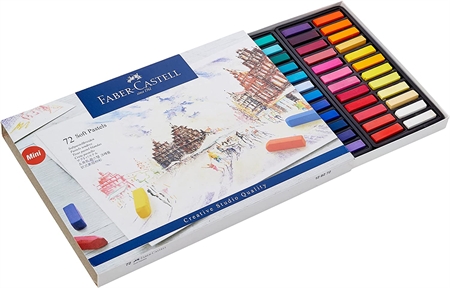 Faber Castell Soft Pastels, korte - 72 stk. sæt