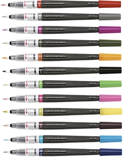 Pentel Arts Color Brush - Vandbaseret