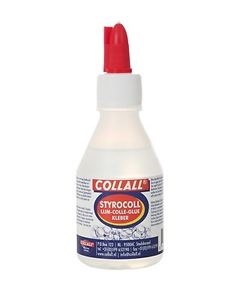 Collall styrocolllim - 100 ml gennemsigtig