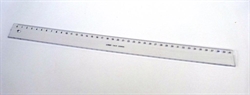 Linex skolelineal, plastik - 40 cm