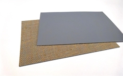 Linoleum ark 3 mm, grå - A4 hård