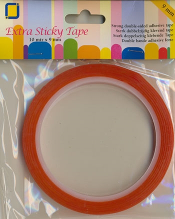 Power Sticky dobbelklæbende tape - 9mm x 10 meter
