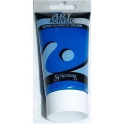 Schjerning akrylmaling 75 ml. - blå