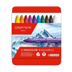 Caran d'Ache Neocolor II - Aquarelle - farvekridt sæt